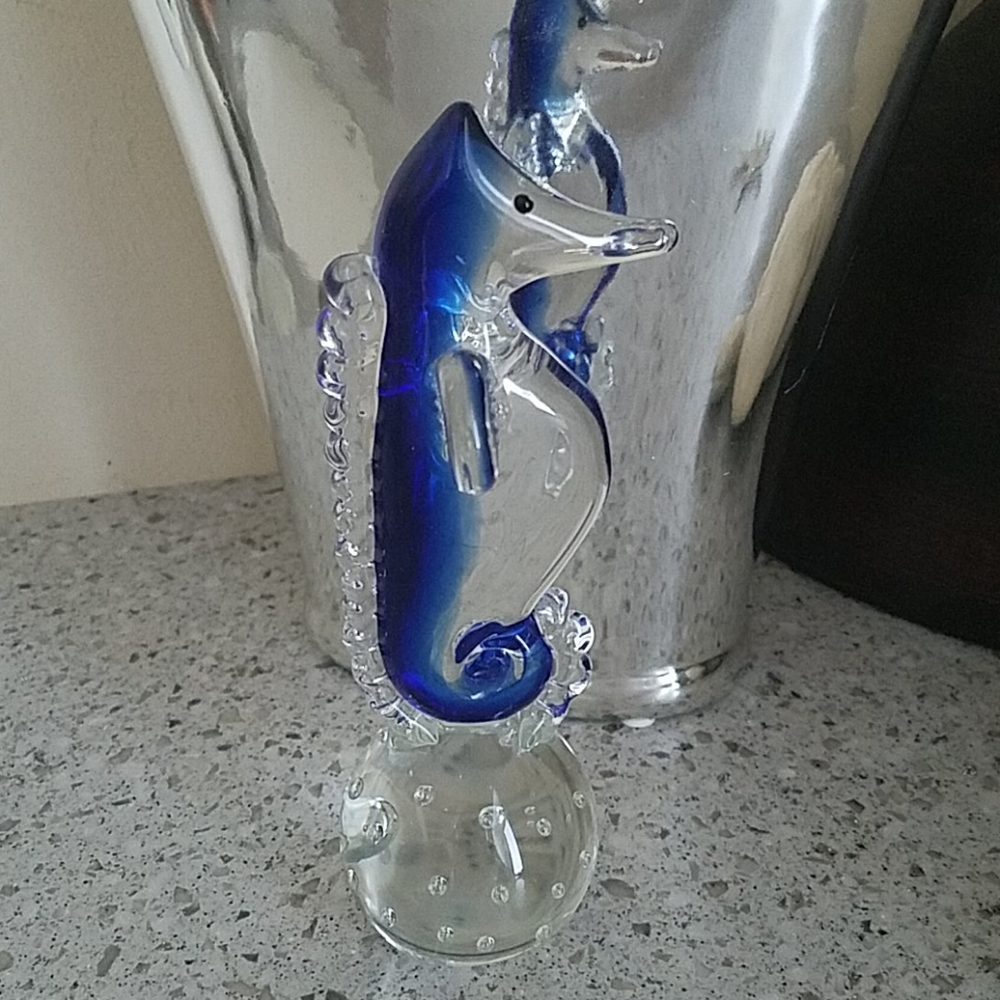 Glass seahorse